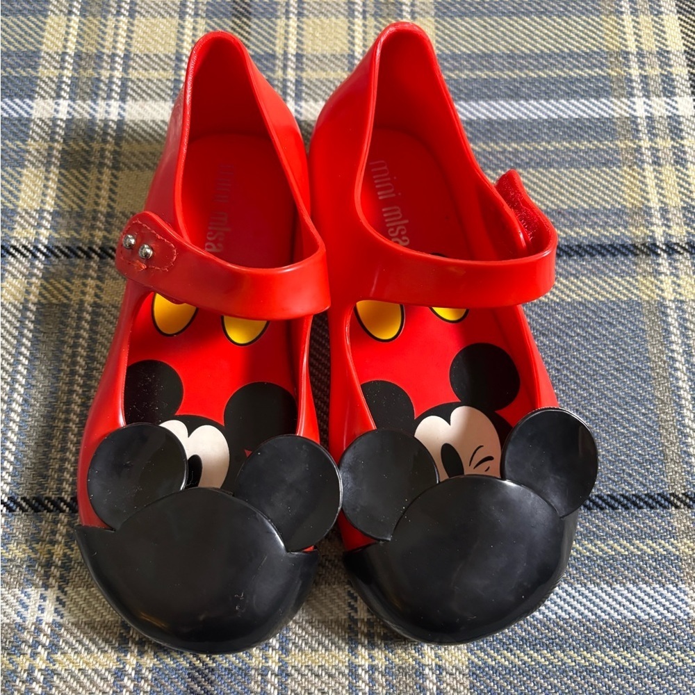 Mini Melissa Ultragirl + Mickey and Friends Baby Red Black